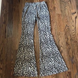 Cheetah print pants